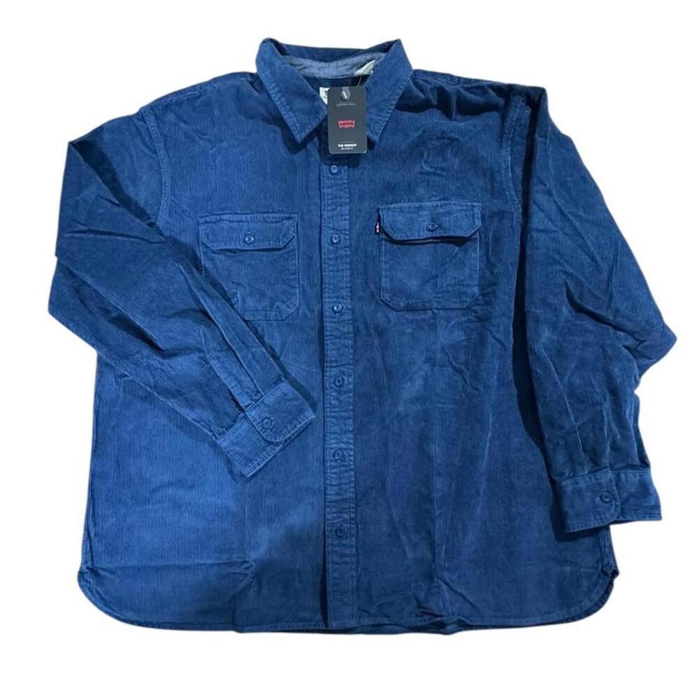 Levi's Men's Corduroy Button-Up Shirt - Size 2XL